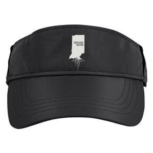 Indiana Roots State Map Gift Indiana Adult Drive Performance Visor