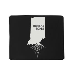 Indiana Roots State Map Gift Indiana Mousepad