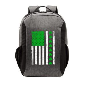 Irish Retro Saint Patrick's Day Shamrock Patriotic Usa Flag Meaningful Gift Vector Backpack