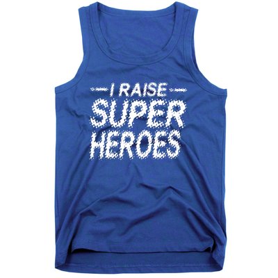 I Raise Super Heroes Proud Super Mom Super Dad Gift Tank Top