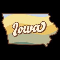 Iowa Retro Sunset Logo City Backpack