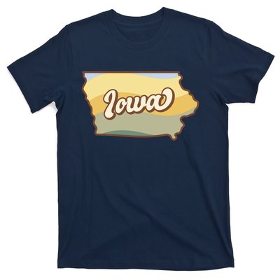 Iowa Retro Sunset Logo T-Shirt