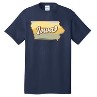 Iowa Retro Sunset Logo Tall T-Shirt