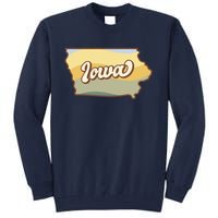 Iowa Retro Sunset Logo Tall Sweatshirt