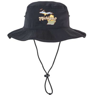 Iowa Retro Sunset Logo Bucket Hat