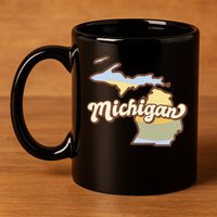 Iowa Retro Sunset Logo 11oz C Handle Ceramic Mug