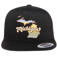 Iowa Retro Sunset Logo Flatbill Hat