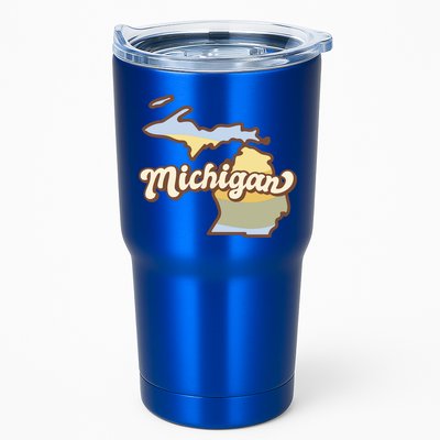 Iowa Retro Sunset Logo Tumbler
