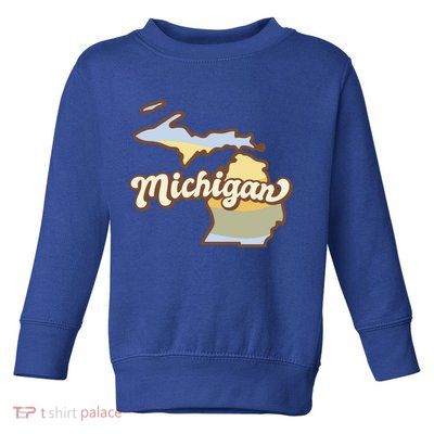 Iowa Retro Sunset Logo Toddler Sweatshirt