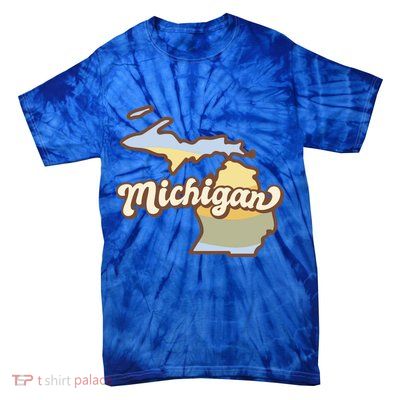 Iowa Retro Sunset Logo Tie-Dye T-Shirt