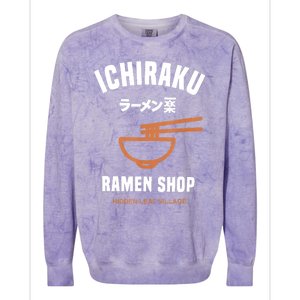 Ichiraku Ramen Shop Gift Hidden Leaf Village Japanese Anime Gift Colorblast Crewneck Sweatshirt