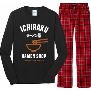 Ichiraku Ramen Shop Gift Hidden Leaf Village Japanese Anime Gift Long Sleeve Pajama Set