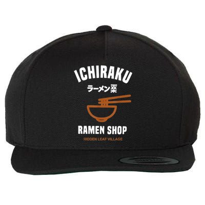 Ichiraku Ramen Shop Gift Hidden Leaf Village Japanese Anime Gift Wool Snapback Cap