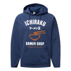 Ichiraku Ramen Shop Gift Hidden Leaf Village Japanese Anime Gift Performance Fleece Hoodie