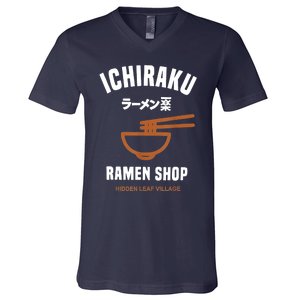 Ichiraku Ramen Shop Gift Hidden Leaf Village Japanese Anime Gift V-Neck T-Shirt