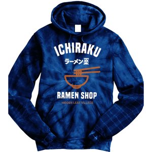 Ichiraku Ramen Shop Gift Hidden Leaf Village Japanese Anime Gift Tie Dye Hoodie