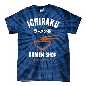 Ichiraku Ramen Shop Gift Hidden Leaf Village Japanese Anime Gift Tie-Dye T-Shirt