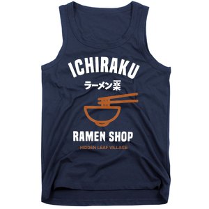 Ichiraku Ramen Shop Gift Hidden Leaf Village Japanese Anime Gift Tank Top