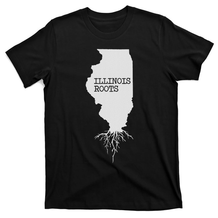 Illinois Roots  State Map Gift Illinois T-Shirt