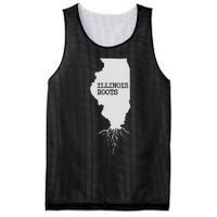 Illinois Roots  State Map Gift Illinois Mesh Reversible Basketball Jersey Tank