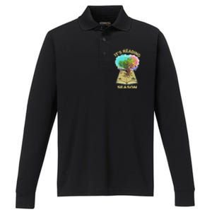 Its Reading Season Summer Reading Teacher All Together Now Meaningful Gift Performance Long Sleeve Polo