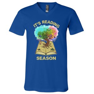 Its Reading Season Summer Reading Teacher All Together Now Meaningful Gift V-Neck T-Shirt