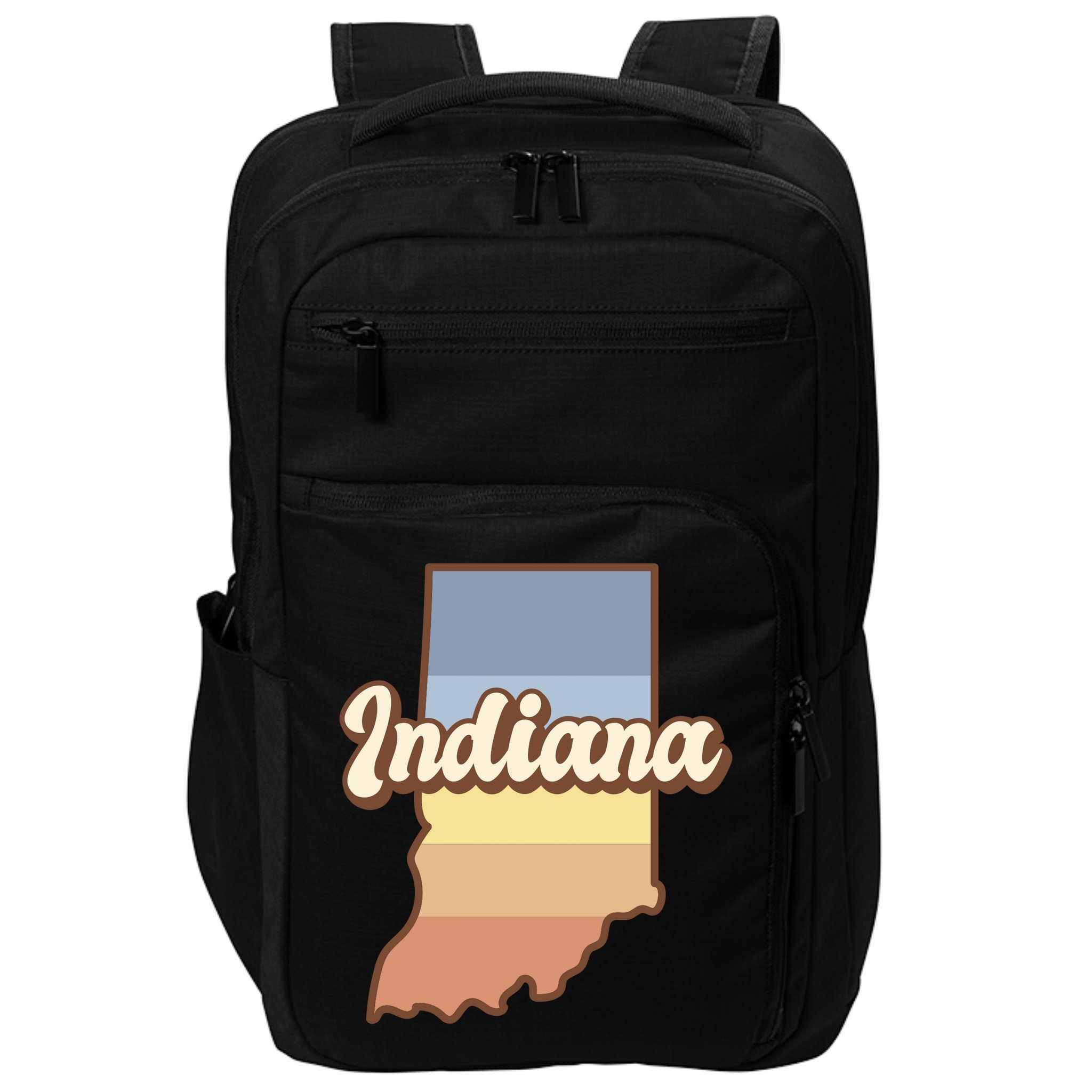 Indiana Retro Sunset Logo Impact Tech Backpack