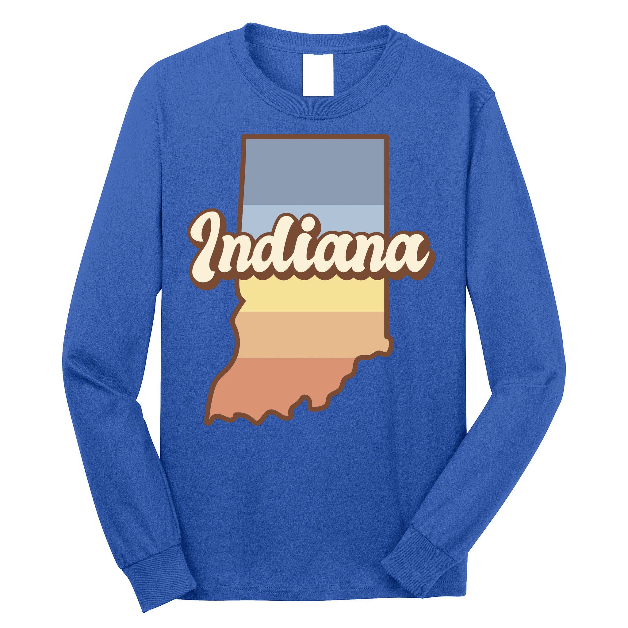Indiana Retro Sunset Logo Long Sleeve Shirt