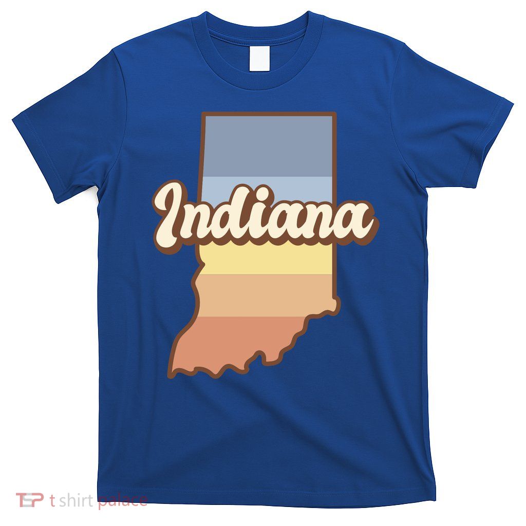 Indiana Retro Sunset Logo T-Shirt