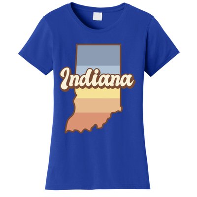 Indiana Retro Sunset Logo Women's T-Shirt