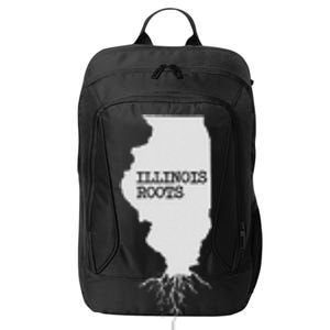 Illinois Roots  State Map Gift Illinois City Backpack