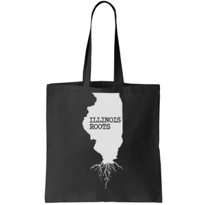 Illinois Roots  State Map Gift Illinois Tote Bag