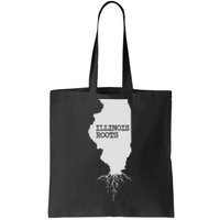 Illinois Roots  State Map Gift Illinois Tote Bag