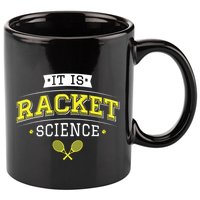 Its Racket Science Funny Tennis Lover Coach 11oz C Handle Ceramic Mug