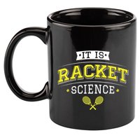 Its Racket Science Funny Tennis Lover Coach 11oz C Handle Ceramic Mug