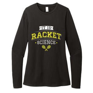 Its Racket Science Funny Tennis Lover Coach Womens CVC Long Sleeve Shirt