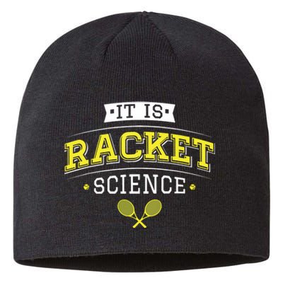 Its Racket Science Funny Tennis Lover Coach Sustainable Beanie