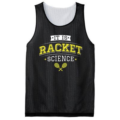 Its Racket Science Funny Tennis Lover Coach Mesh Reversible Basketball Jersey Tank