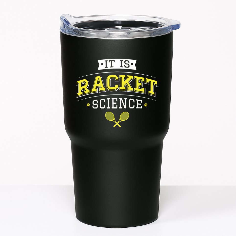 Its Racket Science Funny Tennis Lover Coach Tumbler