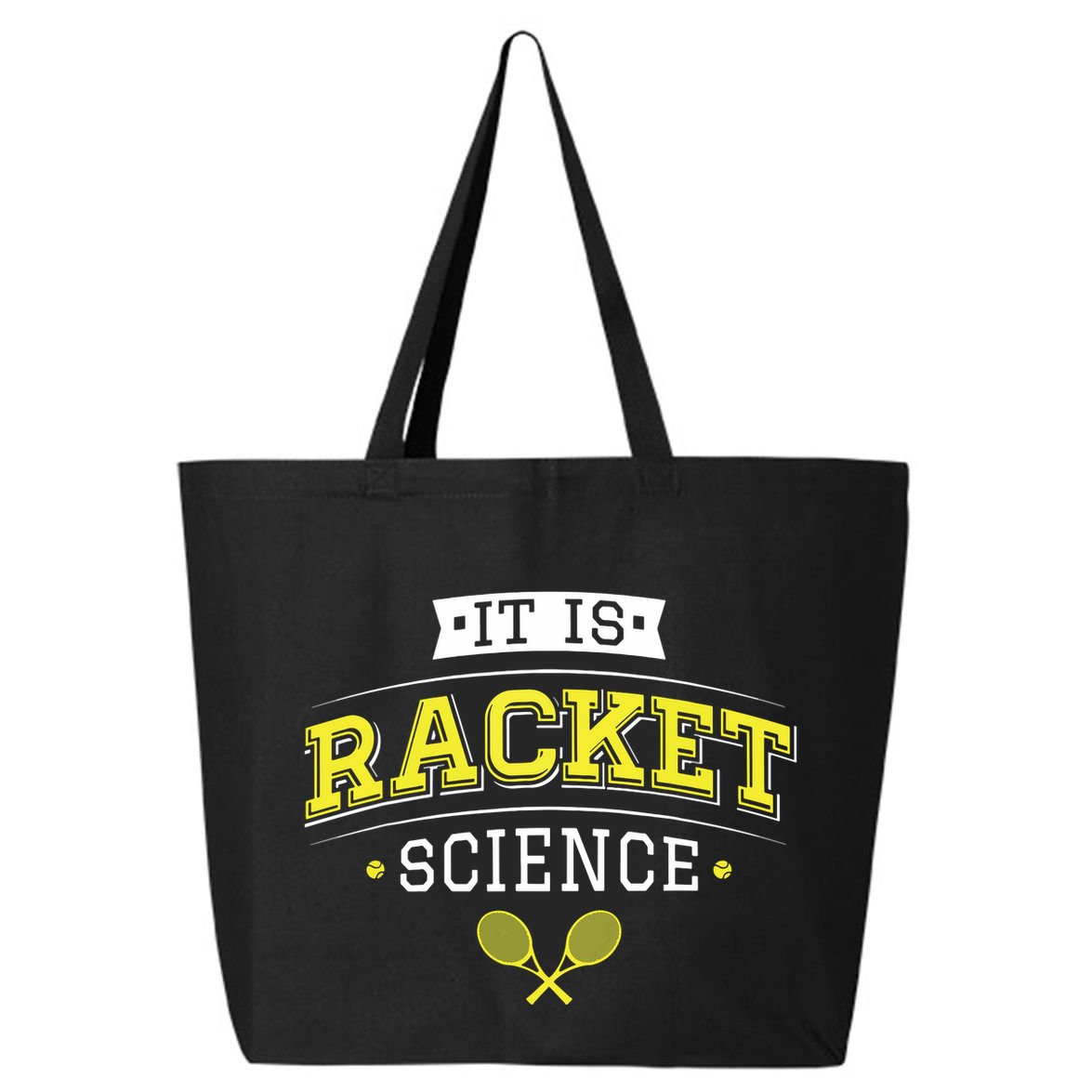 Its Racket Science Funny Tennis Lover Coach 25L Jumbo Tote