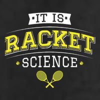 Its Racket Science Funny Tennis Lover Coach 25L Jumbo Tote