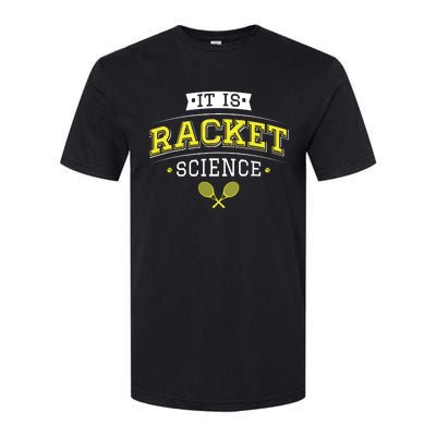 Its Racket Science Funny Tennis Lover Coach Softstyle CVC T-Shirt