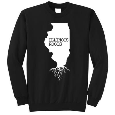 Illinois Roots Shirts State Map Gift Illinois Sweatshirt