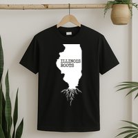Illinois Roots Shirts State Map Gift Illinois T-Shirt