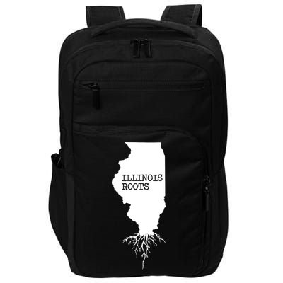 Illinois Roots Shirts State Map Gift Illinois Impact Tech Backpack