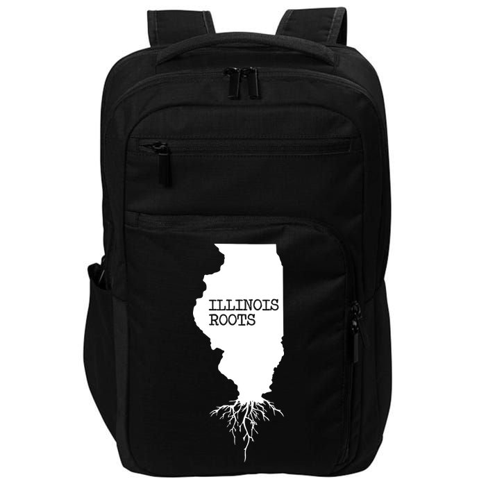Illinois Roots Shirts State Map Gift Illinois Impact Tech Backpack