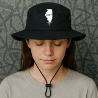 Illinois Roots Shirts State Map Gift Illinois Bucket Hat