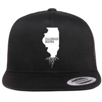 Illinois Roots Shirts State Map Gift Illinois Flat Bill Trucker Hat