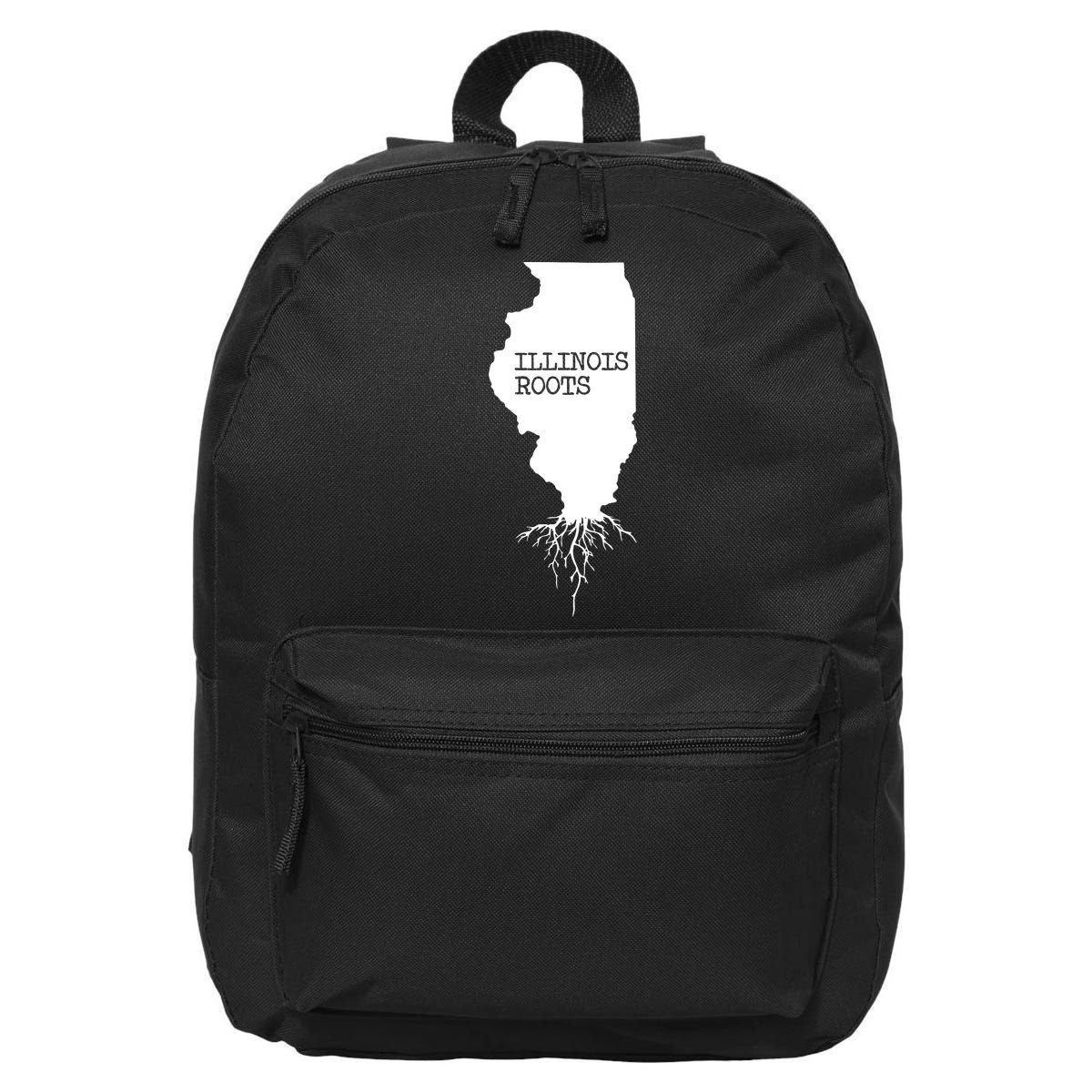 Illinois Roots Shirts State Map Gift Illinois 16 in Basic Backpack