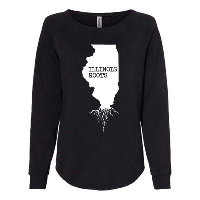 Illinois Roots Shirts State Map Gift Illinois Womens California Wash Sweatshirt